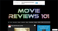 Desktop Screenshot of moviesreview101.com