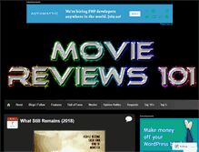Tablet Screenshot of moviesreview101.com